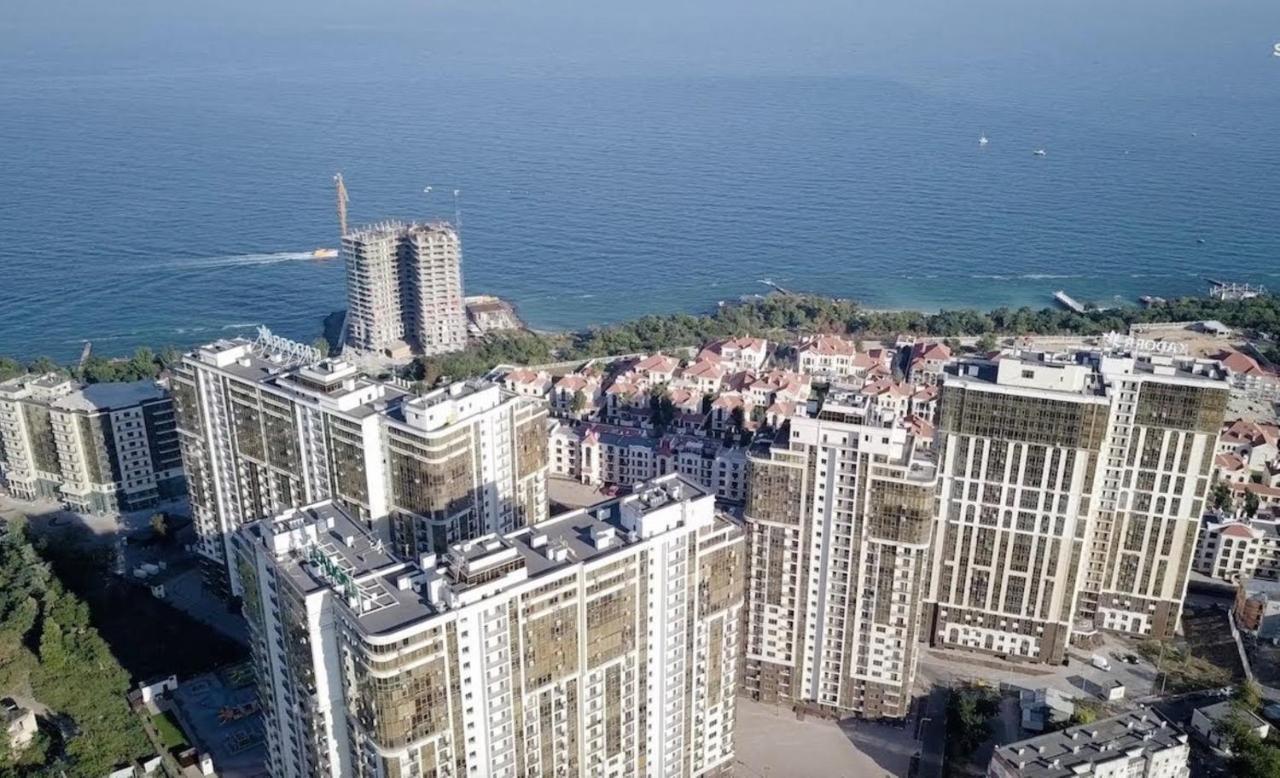 Аркадия Студия С Балконом Частичный Вид Моря Первая Линия От Моря Odesa Exterior photo